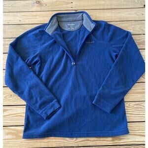 Simms 1/4 Zip Fleece Jacket Size Small Men’s Blue